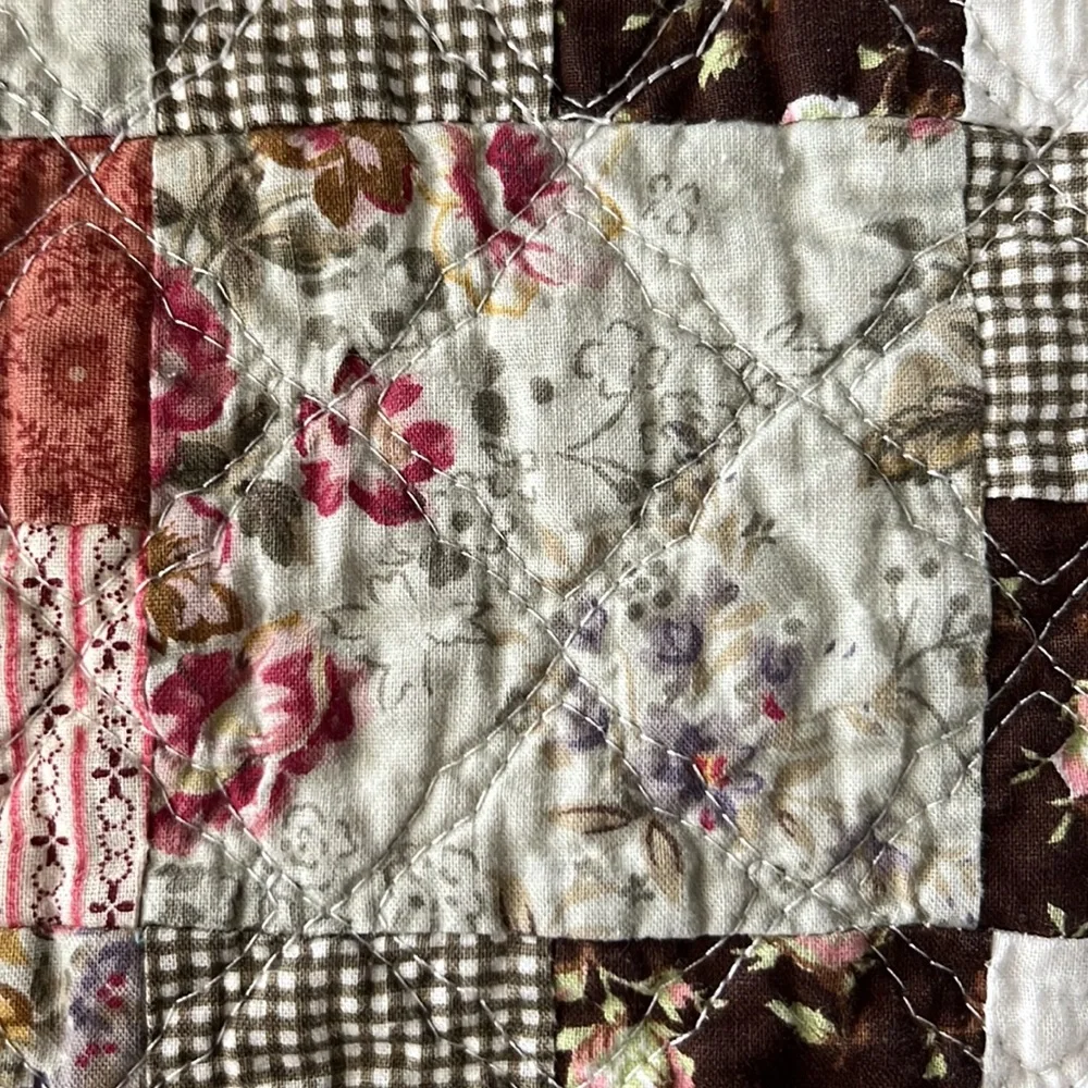 Vintage JCPenney Home Collection 102” x 73” Patch Cotton Quilt